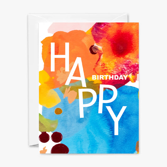 Wobble Happy Birthday Card