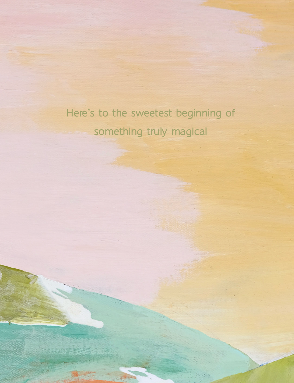 Sweetest Beginning Card