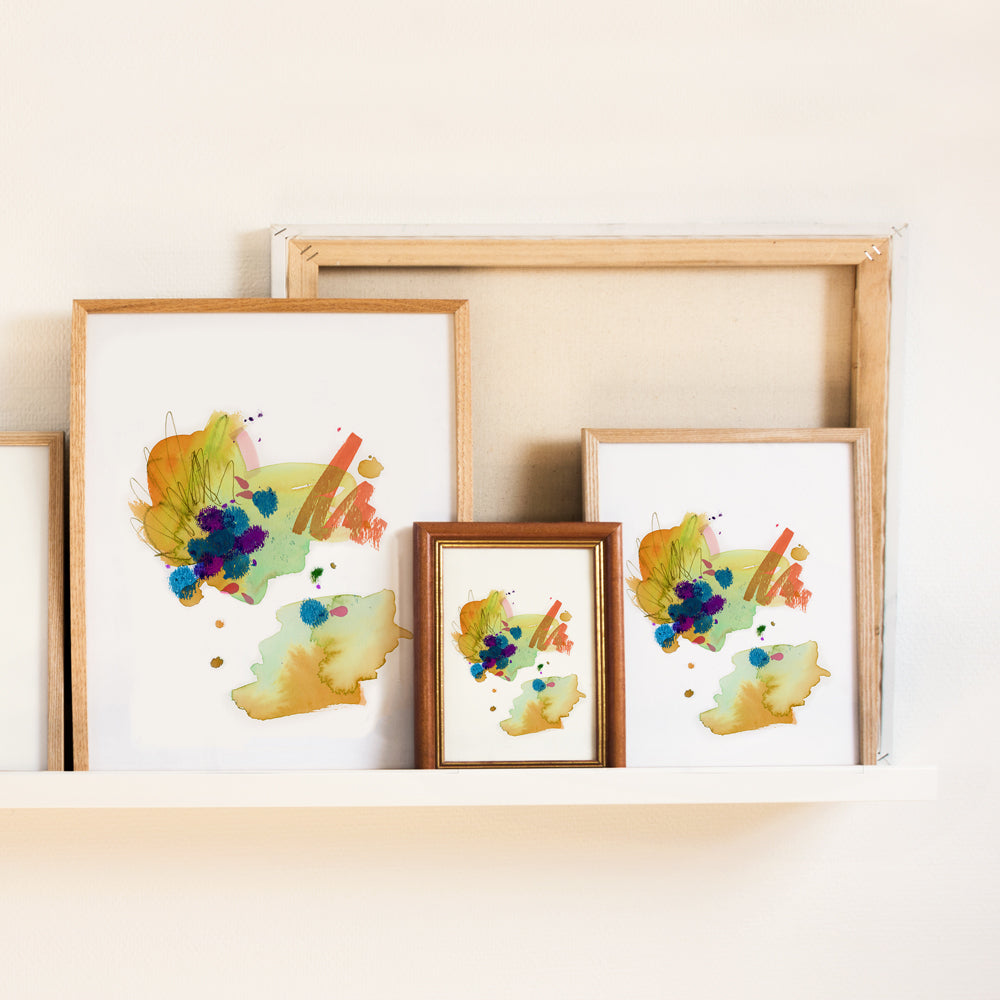 Confidence - Wild Blueberries No. 1 - Print