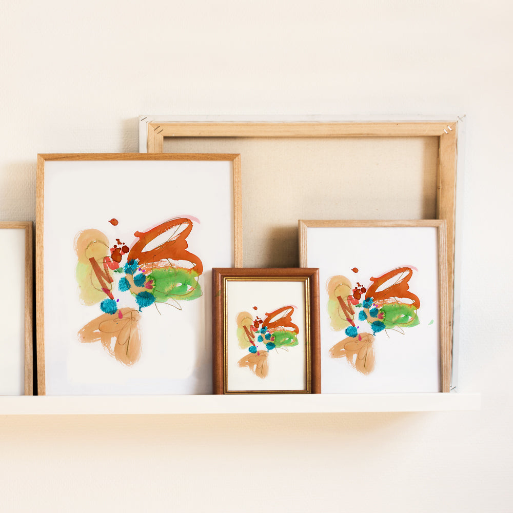 Flourish Print - Wild Blueberries No. 2