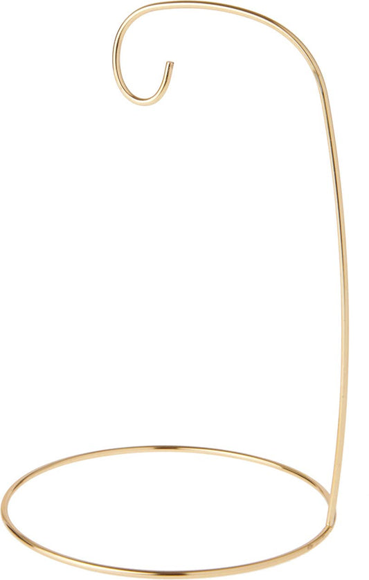 Ornament Stand - Gold 8"