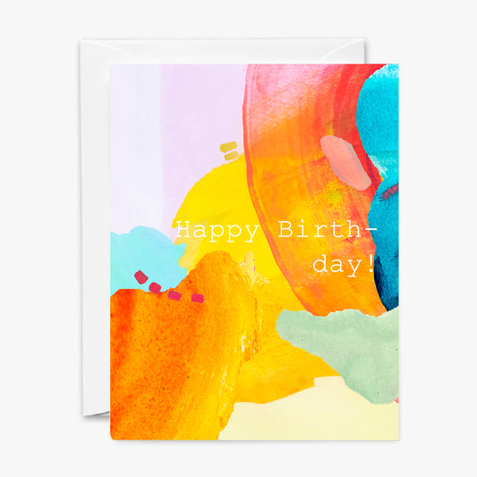 Happy Birthday Rainbow Card