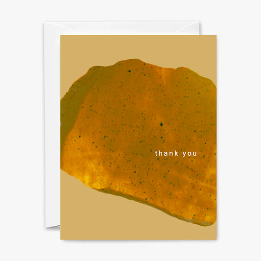 Thank you in Mustard Card