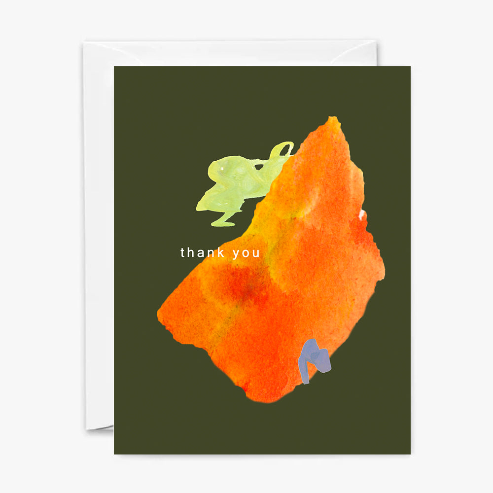 Thank you in Olive Card