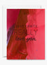 I really REALLY Love You Card