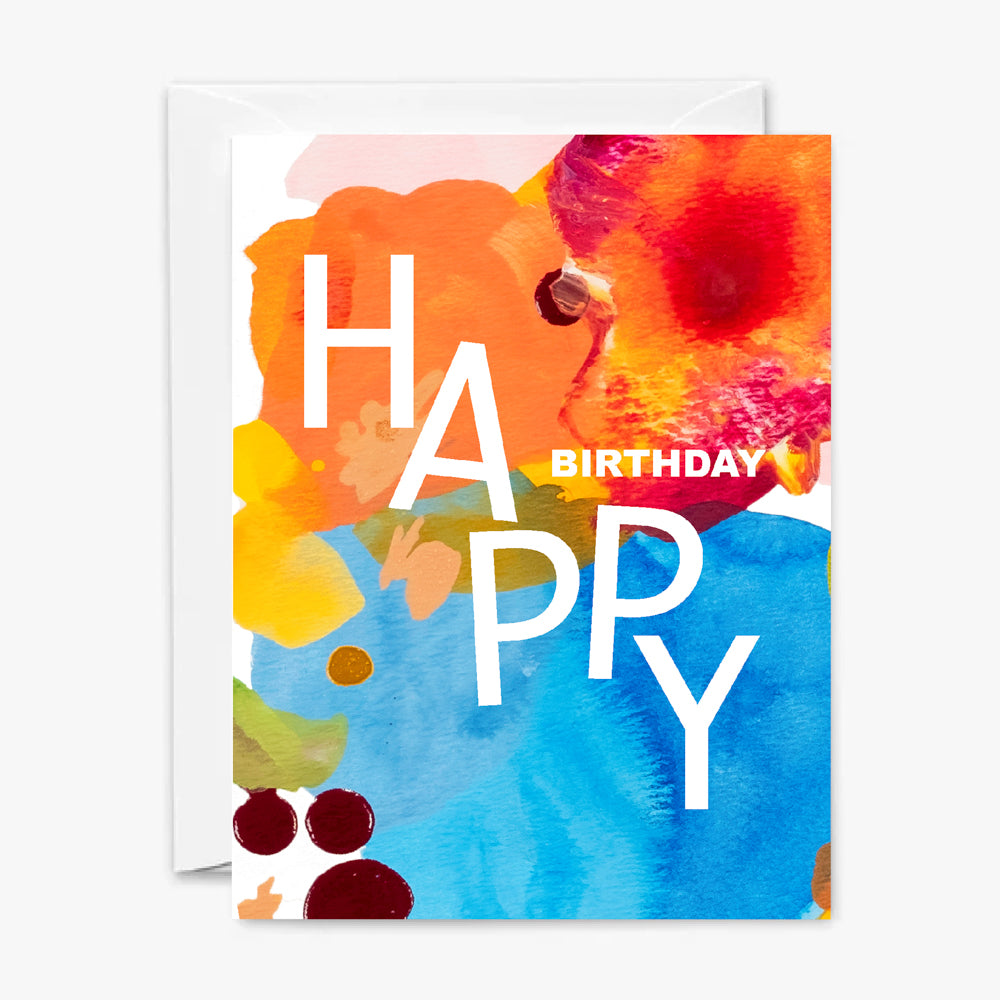 Wobble Happy Birthday Card