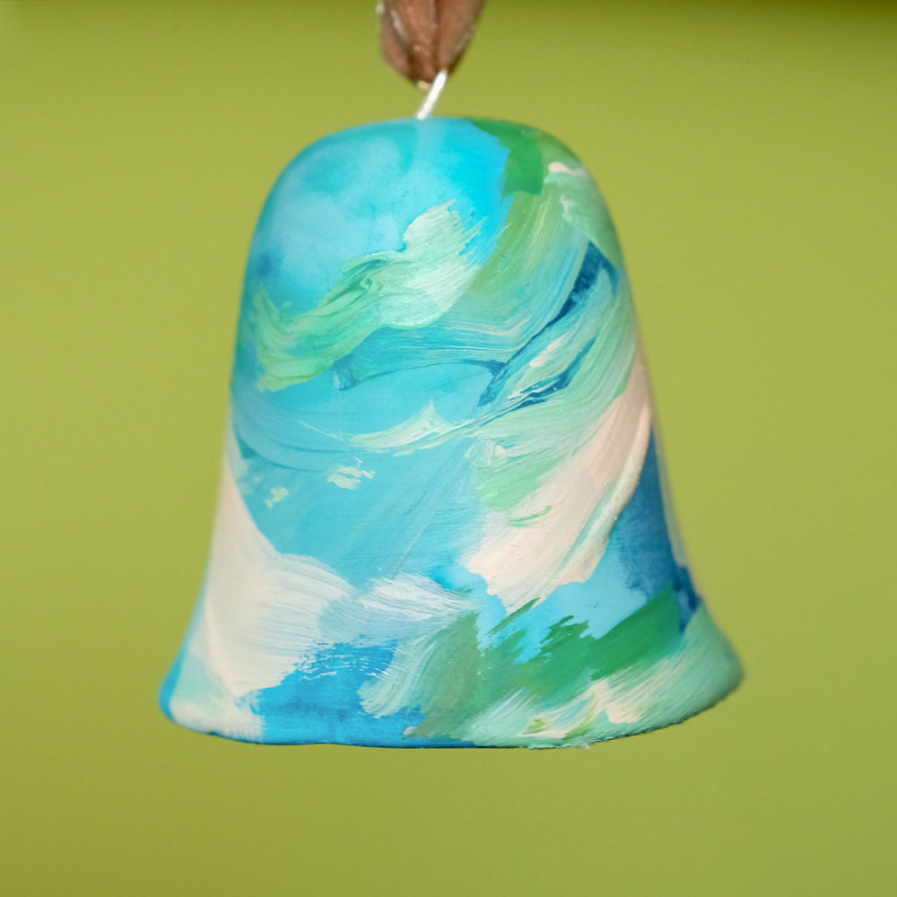 Original Hand-Painted Bell Ornament 1