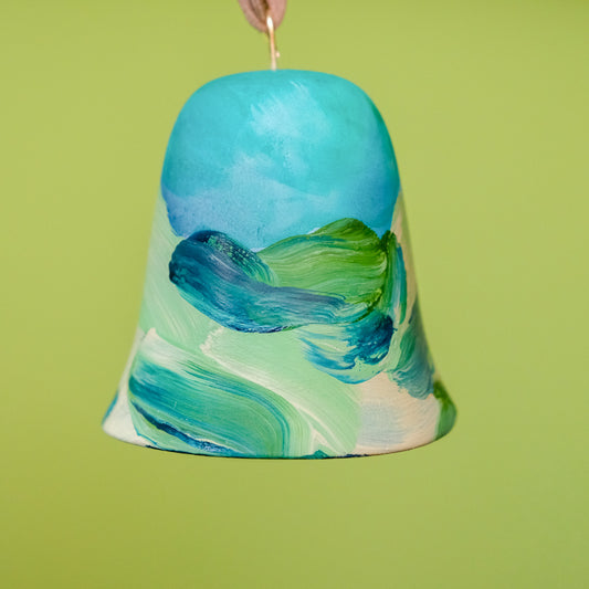 Original Hand-Painted Bell Ornament 2