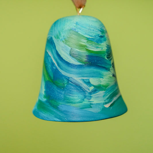 Original Hand-Painted Bell Ornament 4