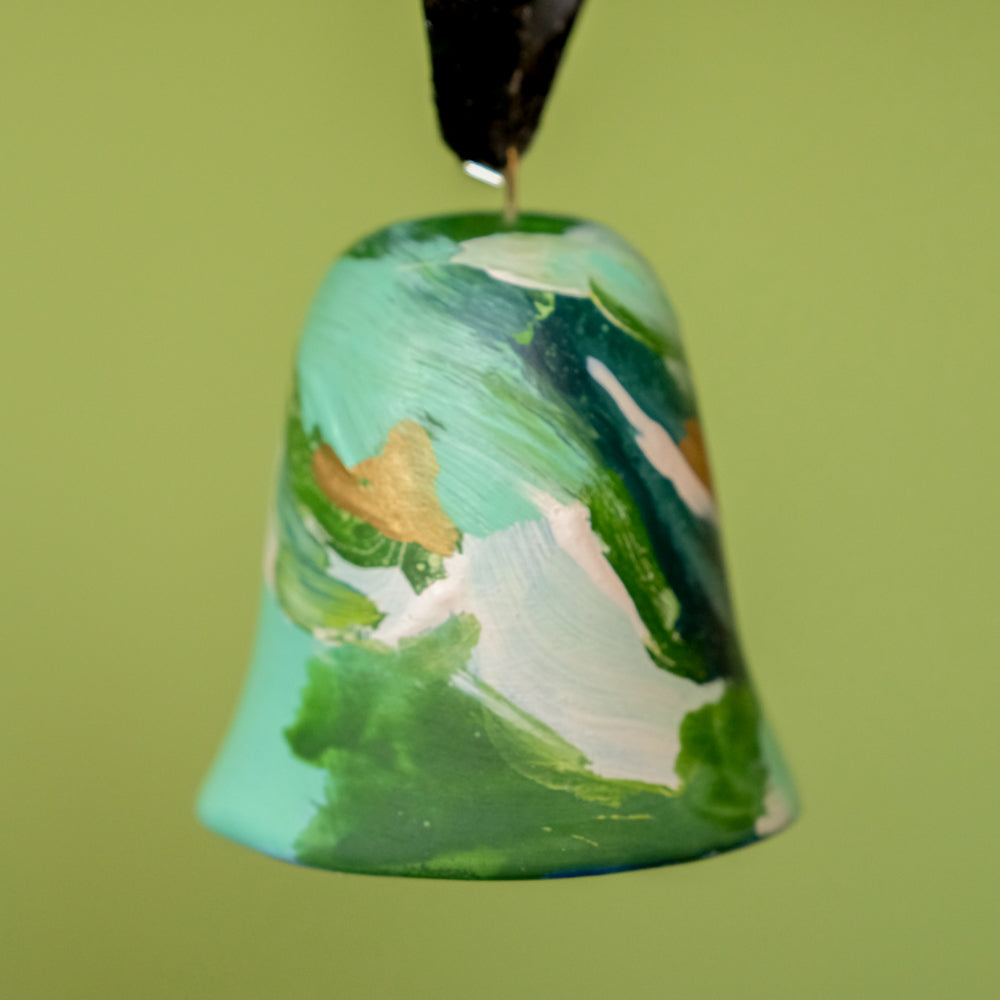 Original Hand-Painted Bell Ornament 13