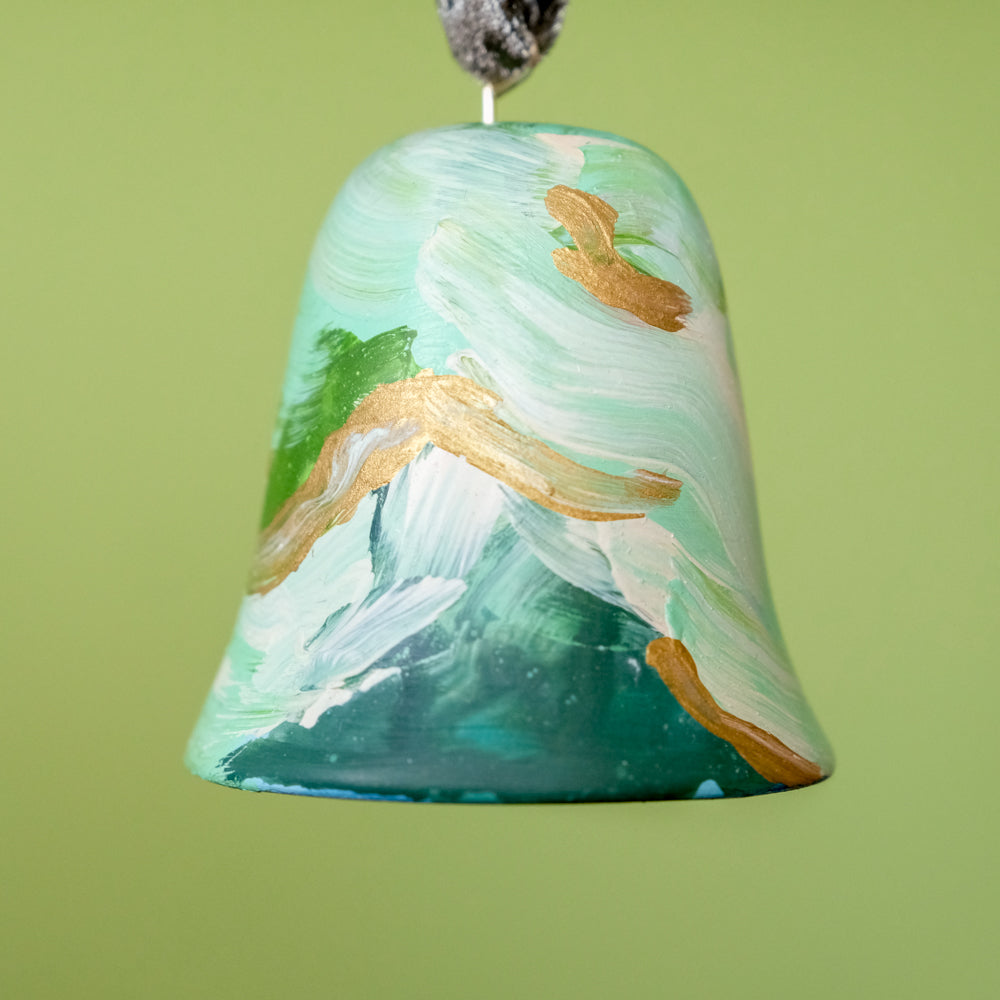 Original Hand-Painted Bell Ornament 13