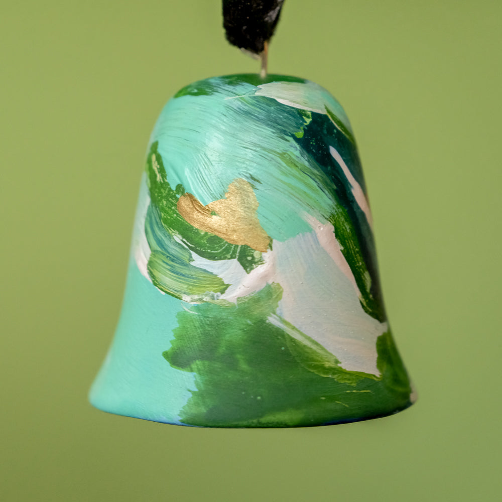 Original Hand-Painted Bell Ornament 13