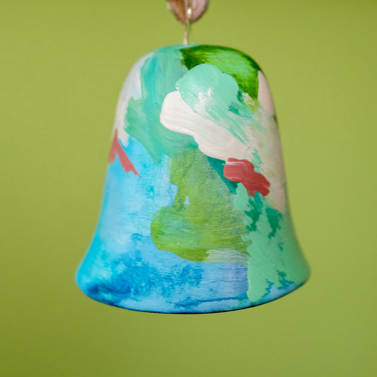 Original Hand-Painted Bell Ornament 18