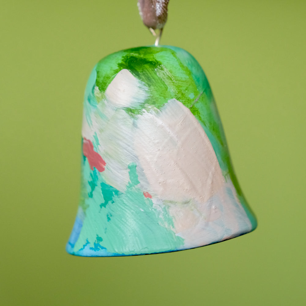 Original Hand-Painted Bell Ornament 18