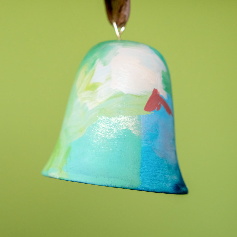 Original Hand-Painted Bell Ornament 18