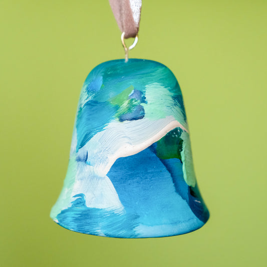 Original Hand-Painted Bell Ornament 19