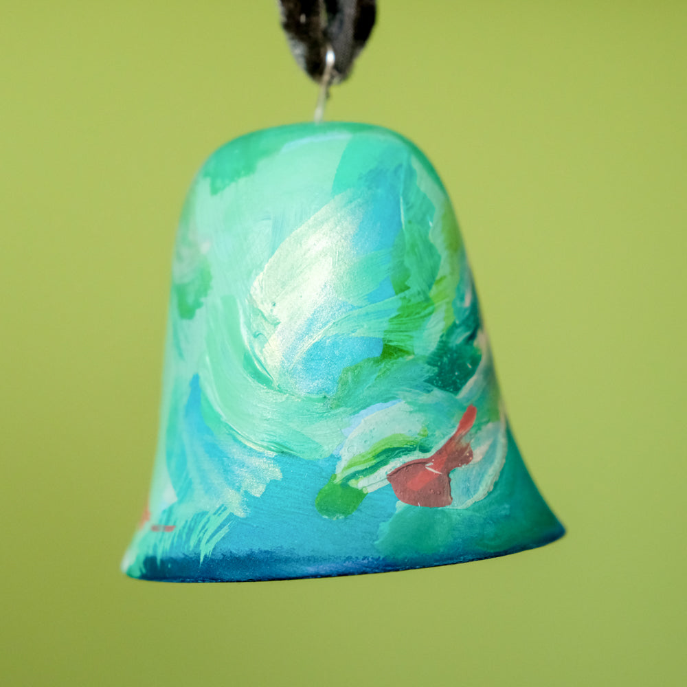 Original Hand-Painted Bell Ornament 21