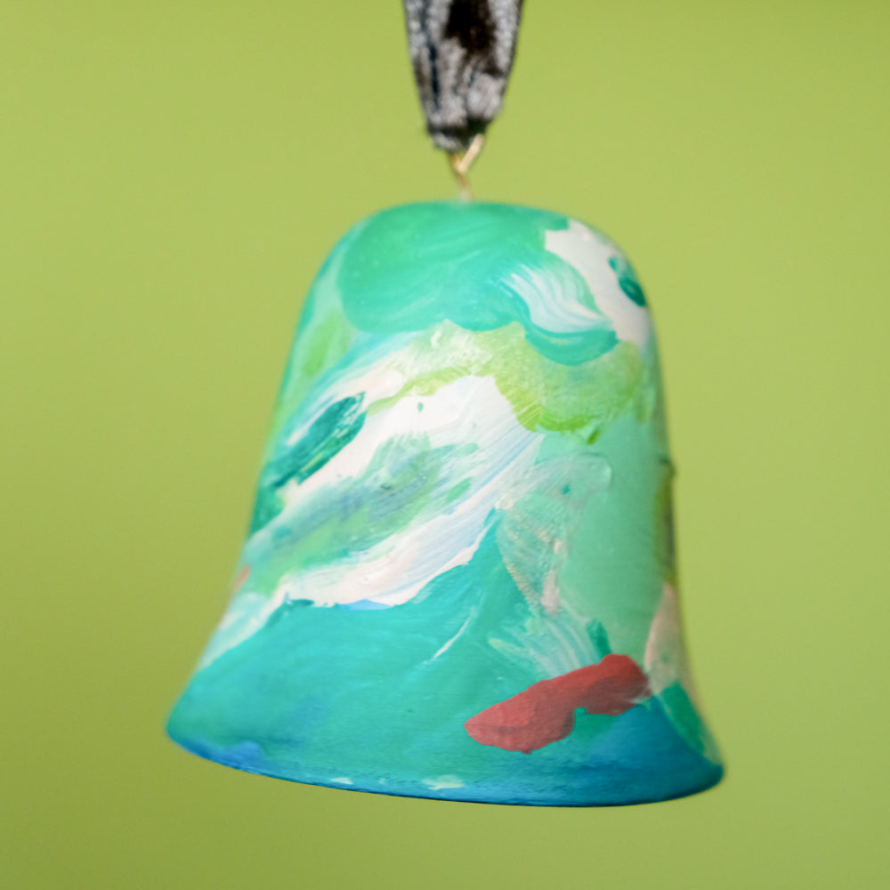 Original Hand-Painted Bell Ornament 21