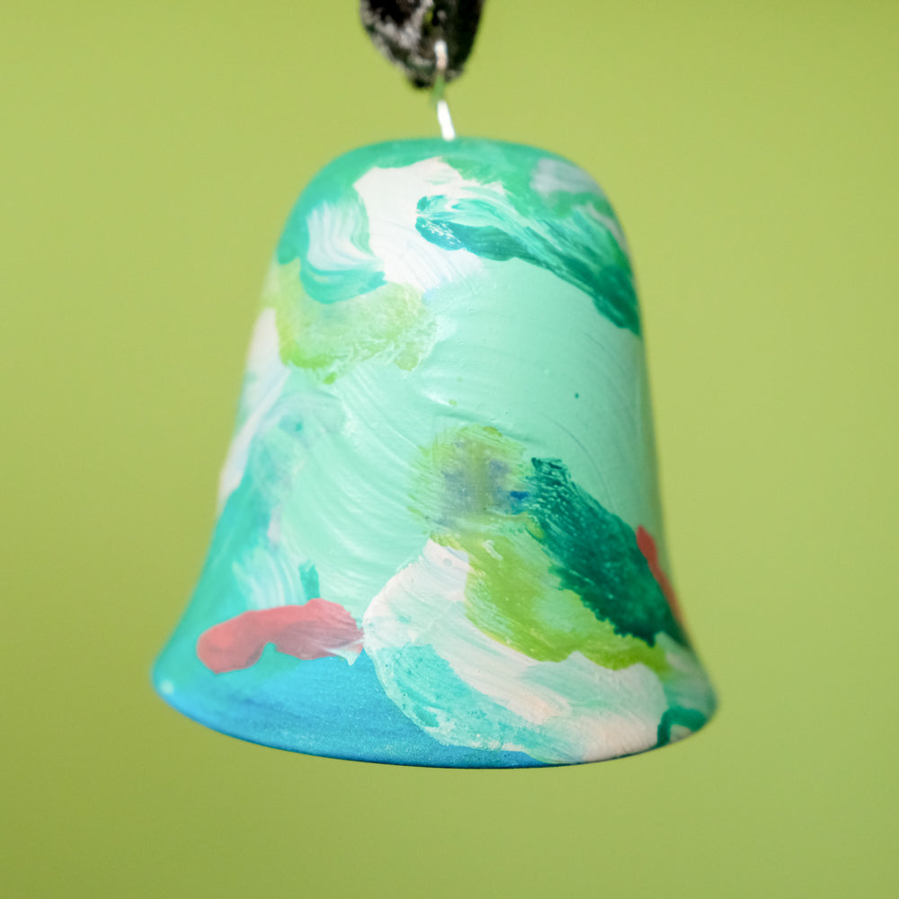 Original Hand-Painted Bell Ornament 21