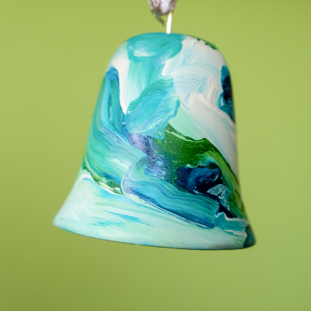 Original Hand-Painted Bell Ornament 23