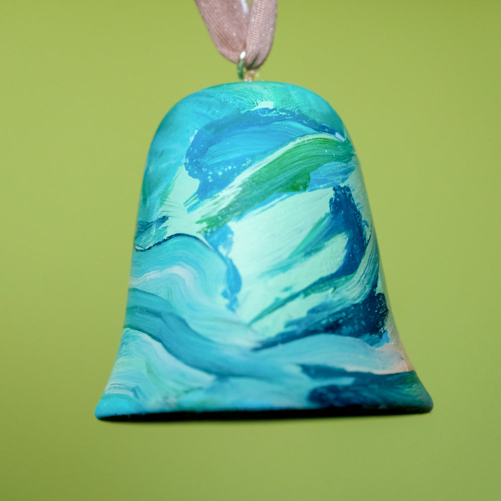 Original Hand-Painted Bell Ornament 24