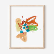Flourish Print - Wild Blueberries No. 2