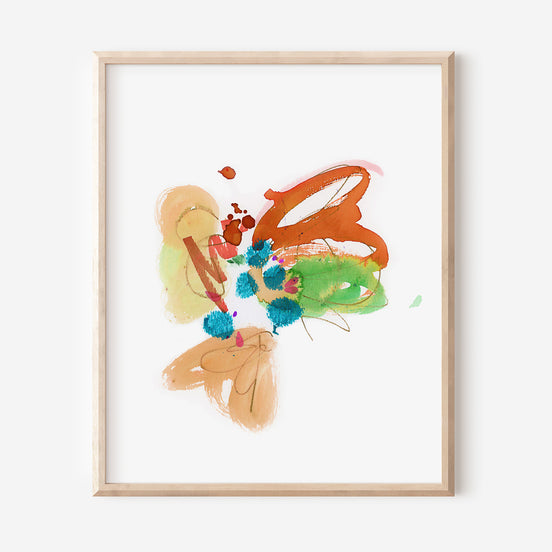 Flourish Print - Wild Blueberries No. 2