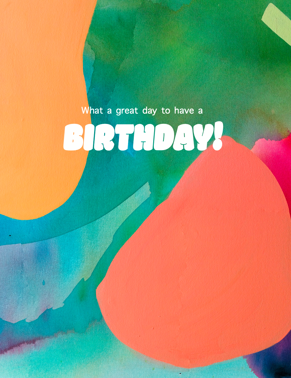 Great Day for a Birthday Card