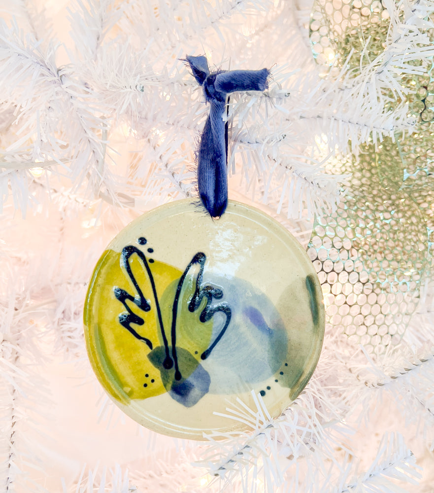 Hand Painted Ornament - Rowe Pottery x Katherine Simdon