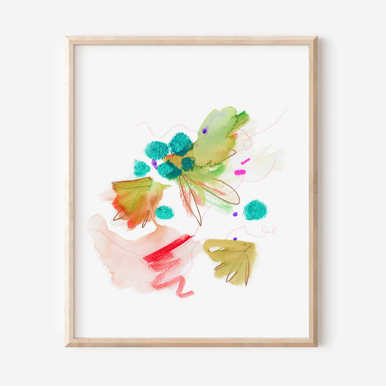 Intuitive Print - Wild Blueberries No. 4