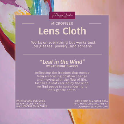 Lens Cloth - Leaf in the Wind