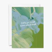 Moments of Peace Sympathy Card