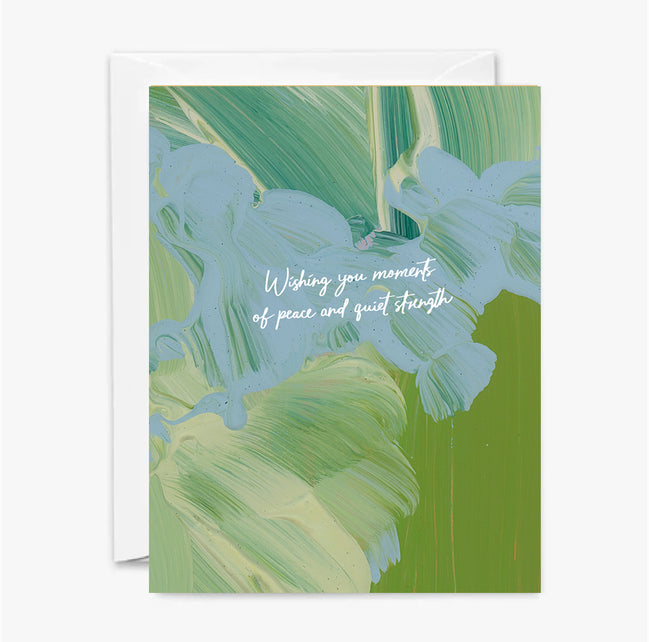 Moments of Peace Sympathy Card