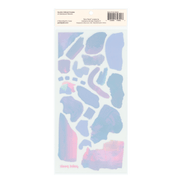 Vibrant Purples Paint Peels - No.006 Single Sticker Sheet