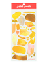 Vibrant Yellows Paint Peels - No.003 Single Sticker Sheet