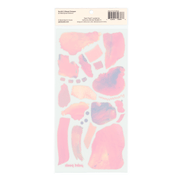 Vibrant Oranges Paint Peels - No.002 Single Sticker Sheet