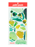 Vibrant Greens Paint Peels - No.004 Single Sticker Sheet