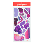 Vibrant Purples Paint Peels - No.006 Single Sticker Sheet