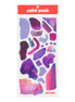 Vibrant Purples Paint Peels - No.006 Single Sticker Sheet