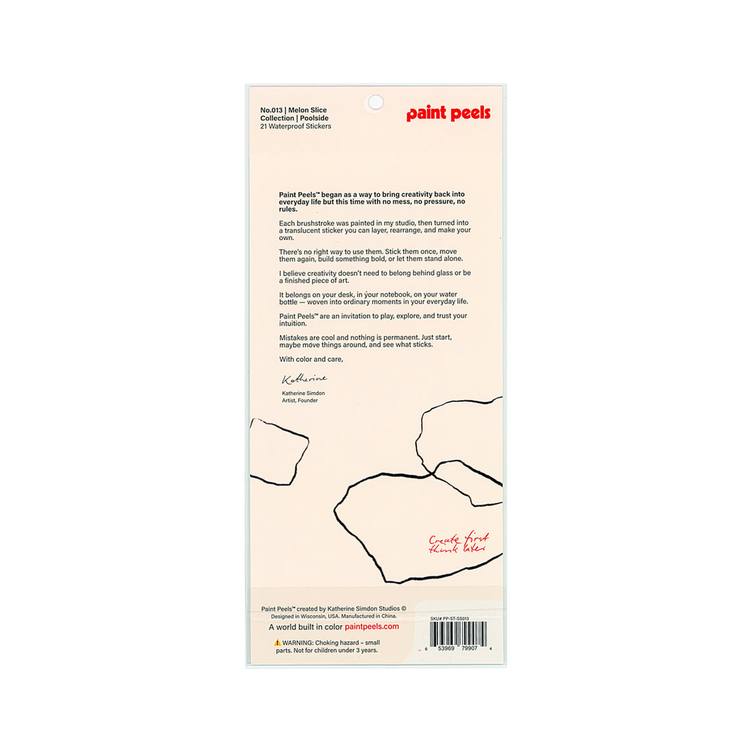 Melon Slices - No.013 Single Sticker Sheet