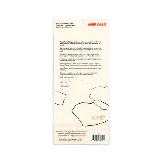 Summer Slush - No.024 Single Sticker Sheet