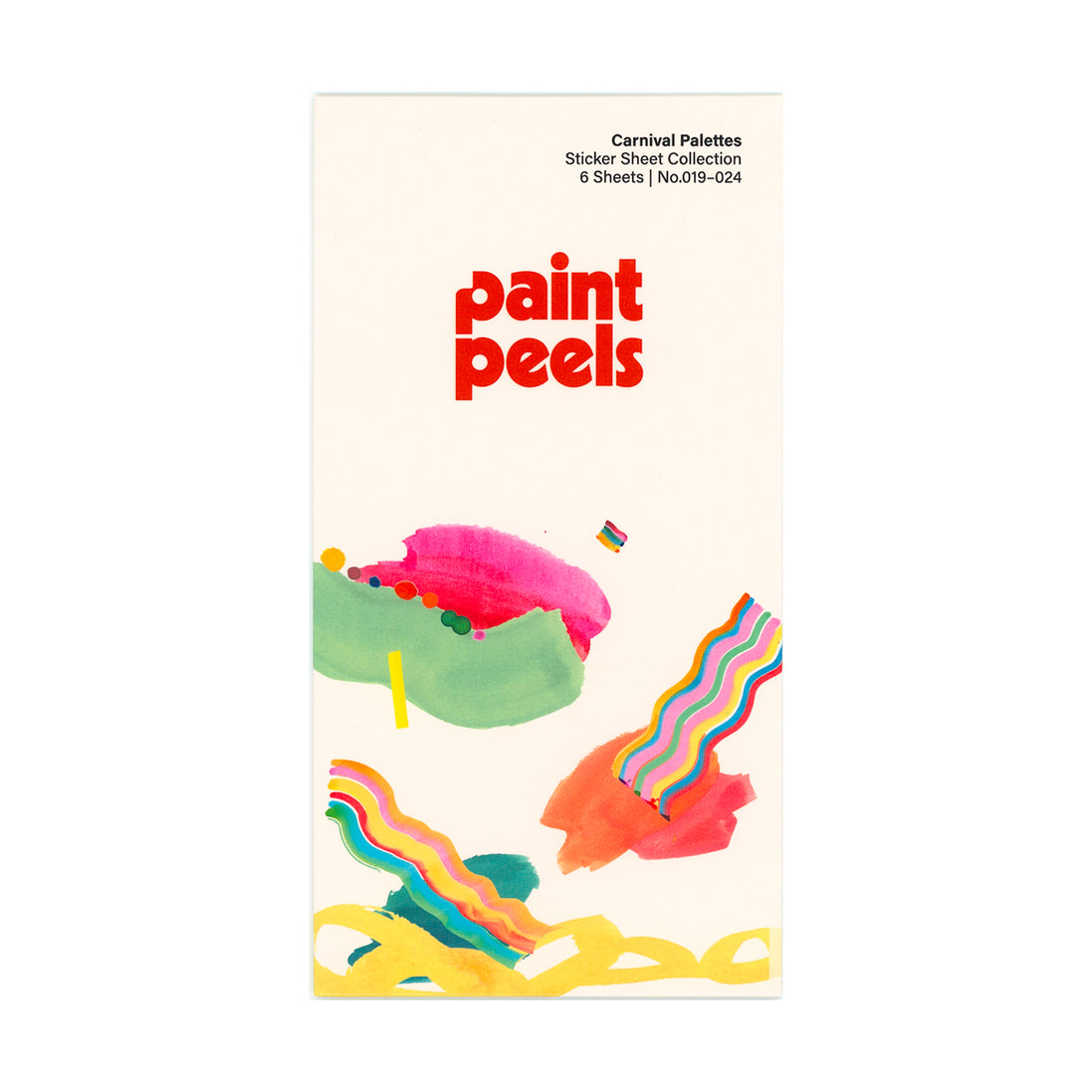 Carnival Collection Paint Peels - No.019-No.024 Pack