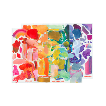 Vibrant Palettes Collection Paint Peels - No.001-No.006 Pack