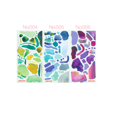 Vibrant Palettes Collection Paint Peels - No.001-No.006 Pack