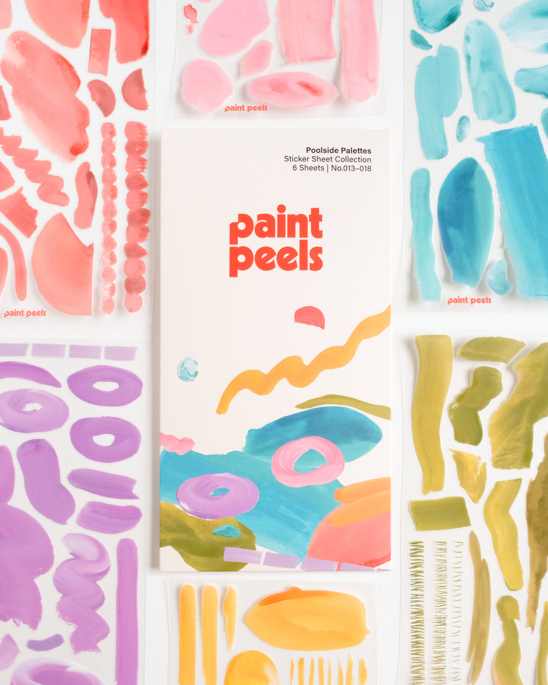 Poolside Collection Paint Peels - No.013-No.018 Pack
