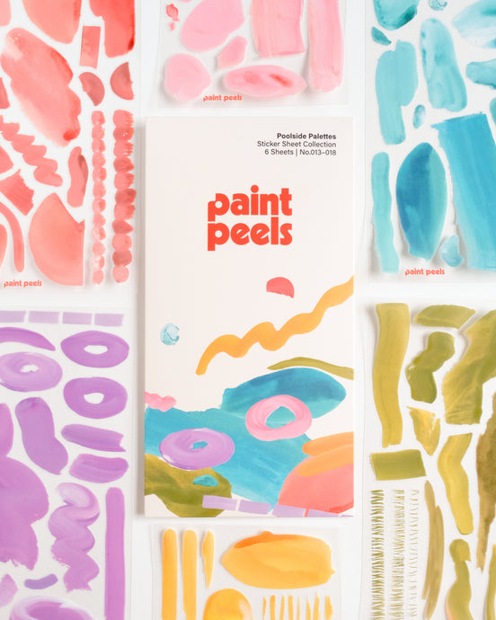 Poolside Collection Paint Peels - No.013-No.018 Pack