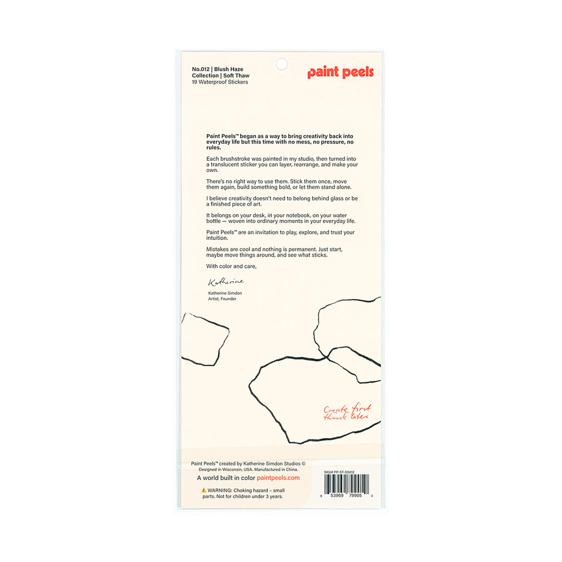 Blush Haze - No.012 Single Sticker Sheet