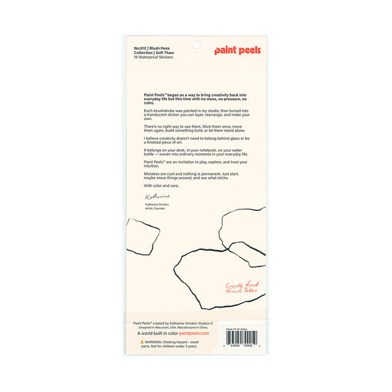 Blush Haze - No.012 Single Sticker Sheet