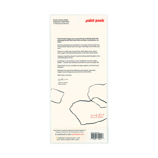 Dewy Fields - No.011 Single Sticker Sheet
