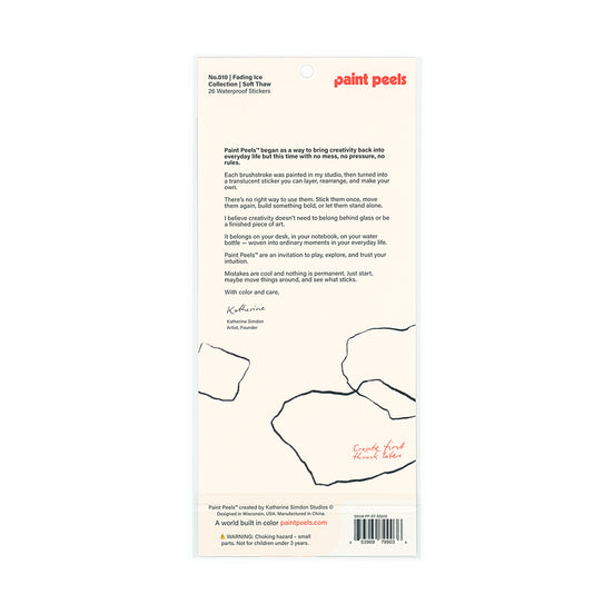 Fading Ice - No.010 Single Sticker Sheet